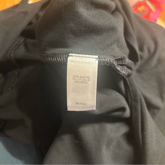 *NWT* J.Jill Wearever Collection Black Floral Havana Maxi Dress, Size Large Tall - Picture 10 of 11